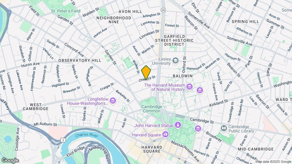 2 Chauncy Ter, Unit 12 Map and Location Details