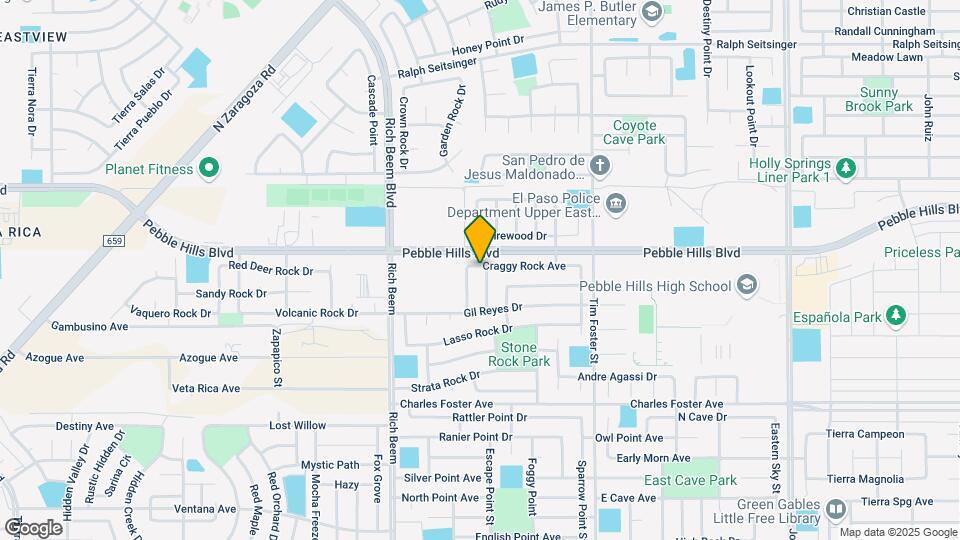 2837 Pasillo Rock Pl Map and Location Details