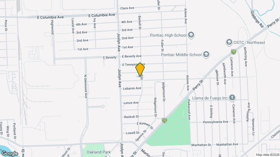 611 E Madison Ave Map and Location Details