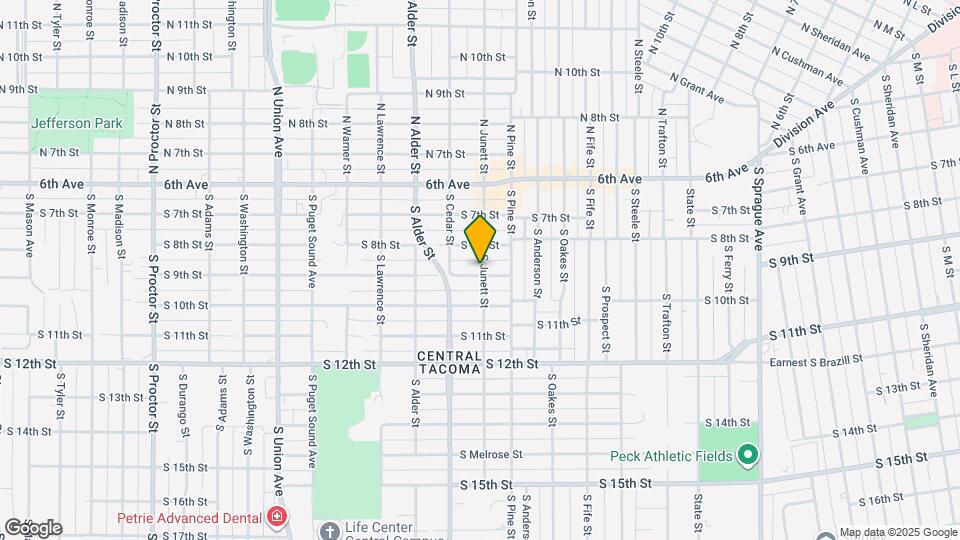 820 S Junett St, Unit 2 Map and Location Details