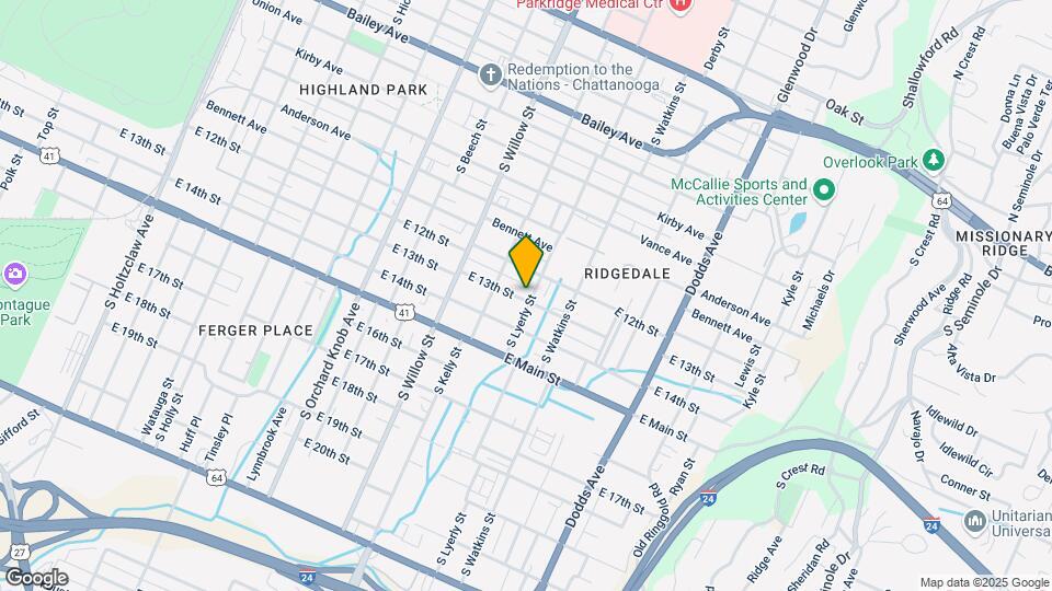 1211 S Lyerly St Mapa y Detalles de la Ubicación