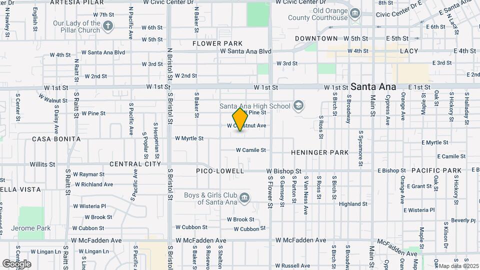 1009 W Myrtle St Map and Location Details