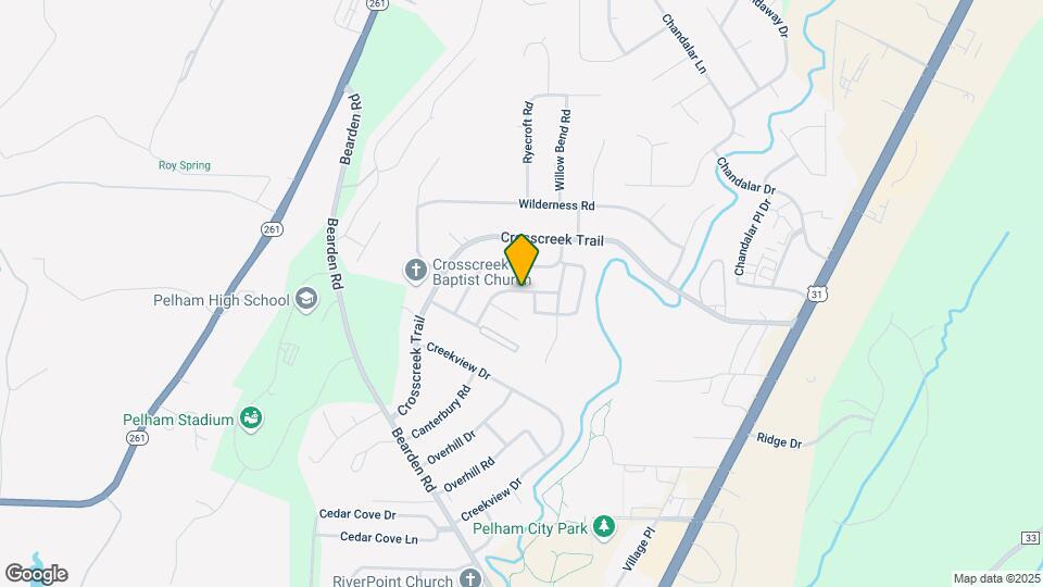 600 Cahaba Manor Ln Mapa y Detalles de la Ubicación