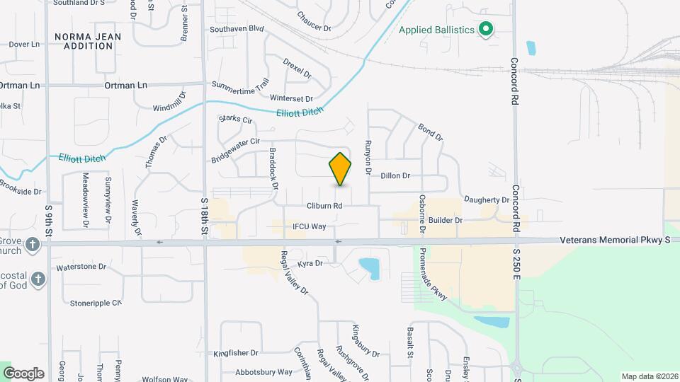 2144 Cliburn Rd Map and Location Details