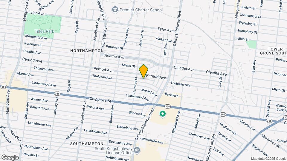 4973 Tholozan Ave, Unit 4973A Map and Location Details