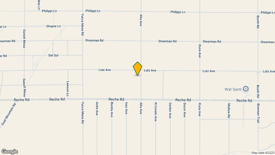 1050 Alta Ave Map and Location Details
