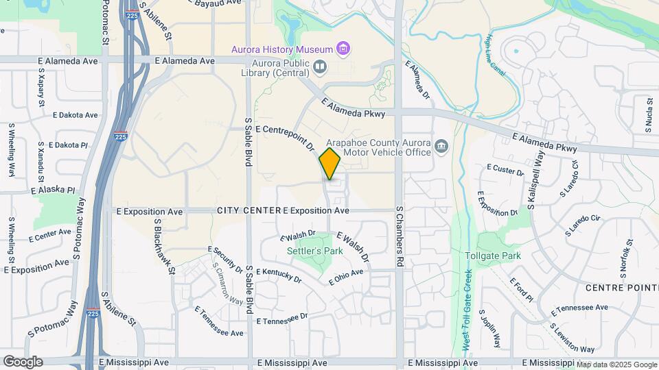 14891 E Centrepoint Dr Map and Location Details