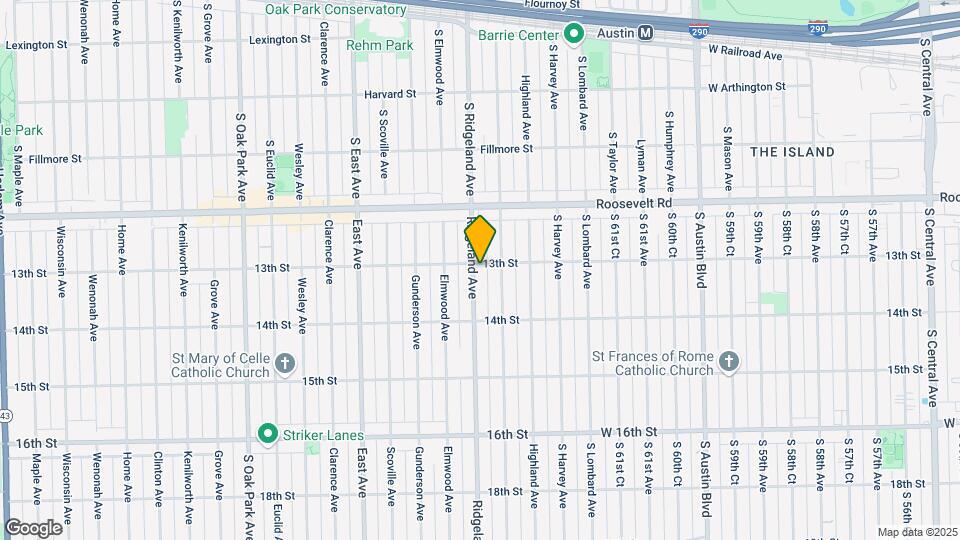 1301 Ridgeland Ave Mapa y Detalles de la Ubicación