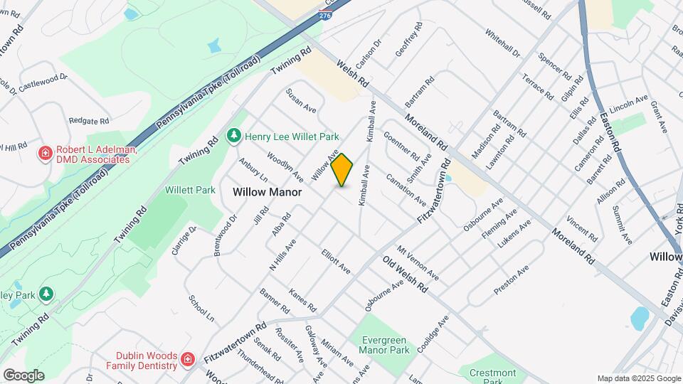 1801 N Hills Ave Map and Location Details