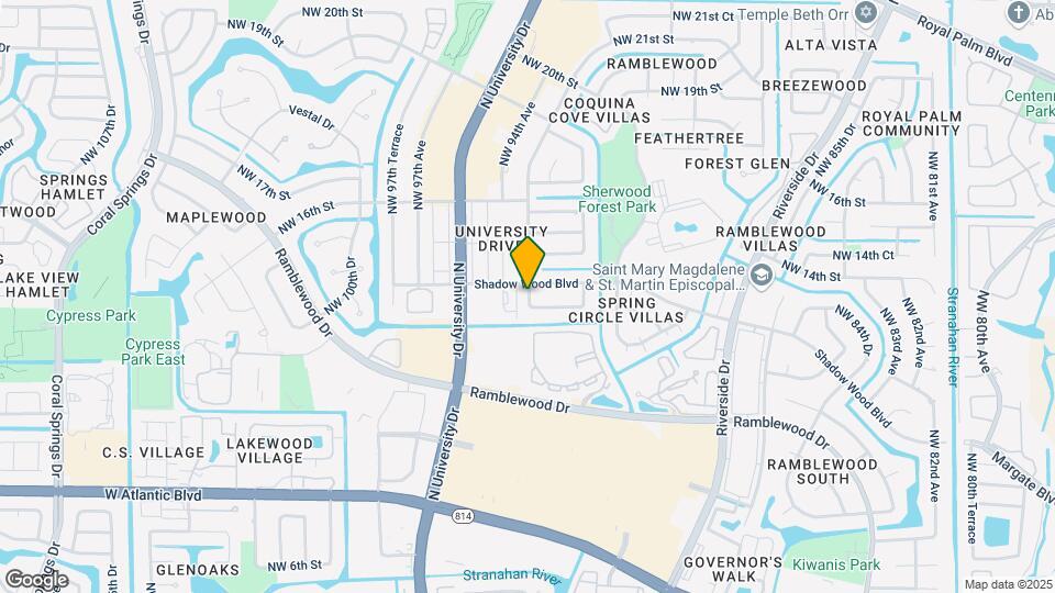 1376 NW 93rd Terrace Map and Location Details