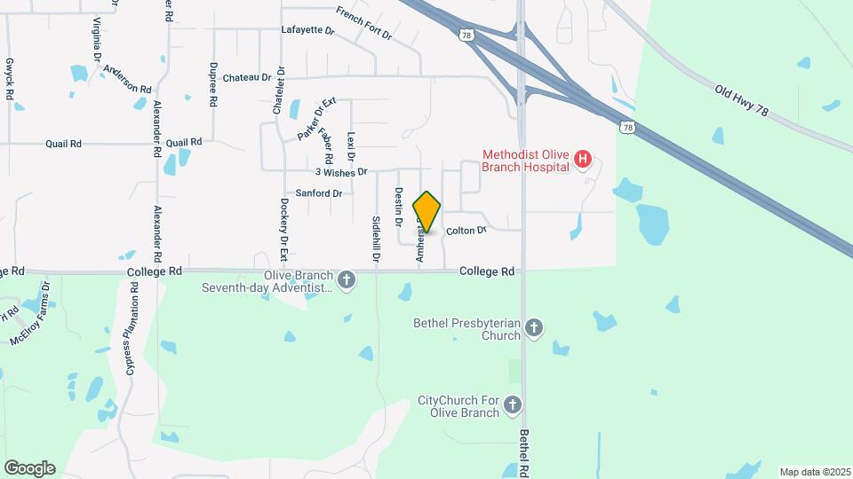4070 Amherst Dr Map and Location Details
