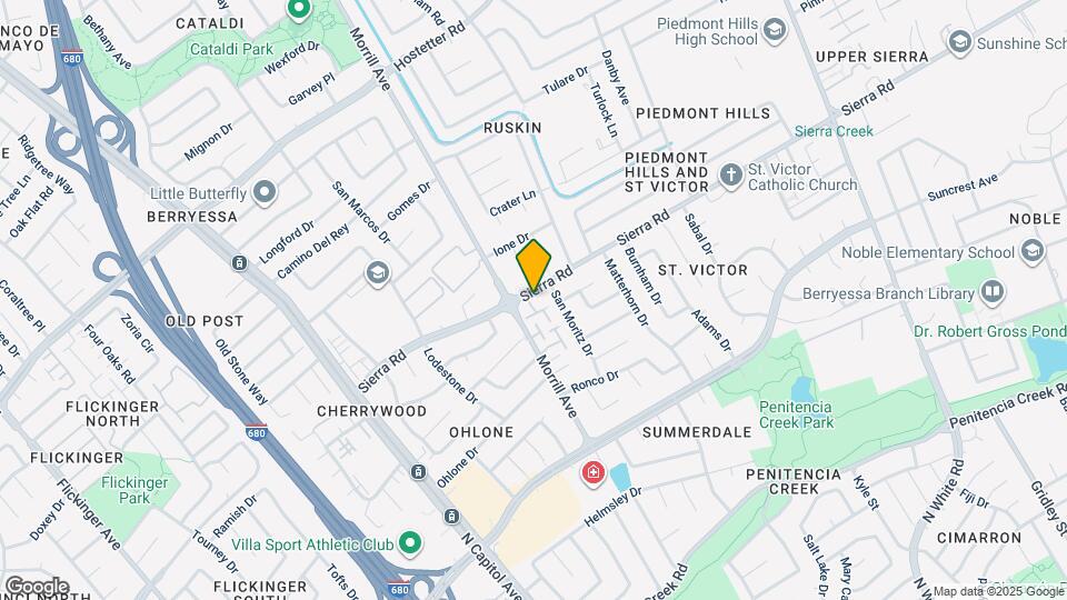 1260 Sierra Village Pl Map and Location Details