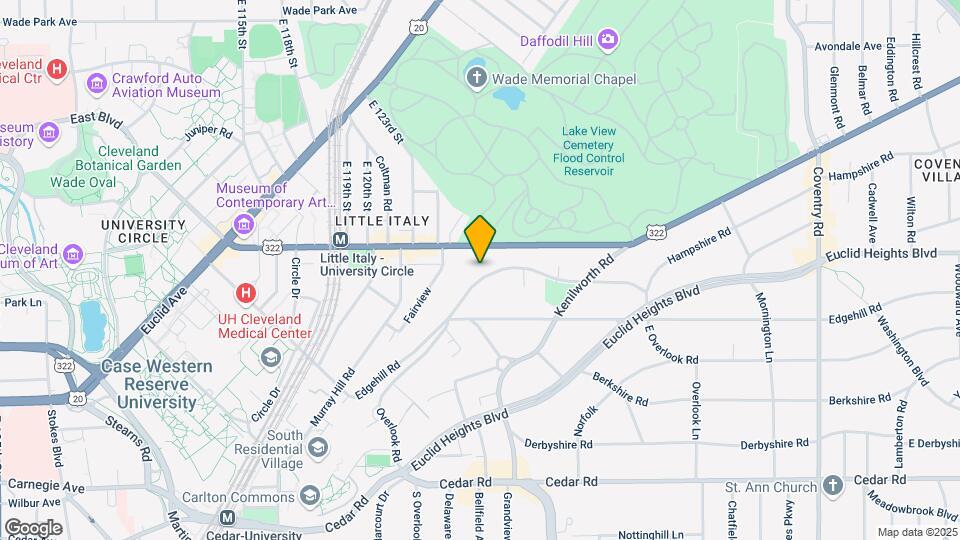 2405 Overlook Rd Map and Location Details