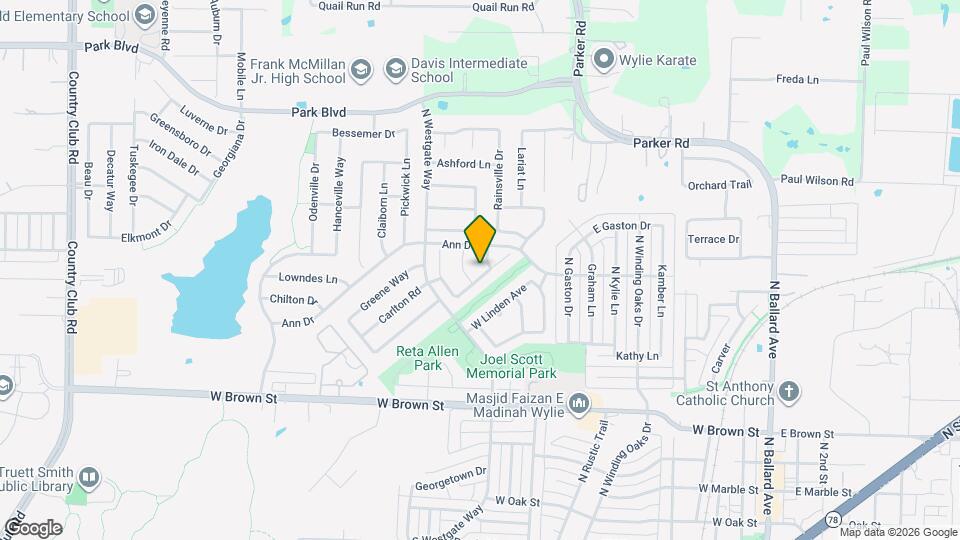 616 Overton Dr Map and Location Details