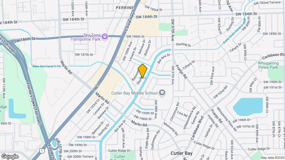 19001 Sterling Dr Map and Location Details