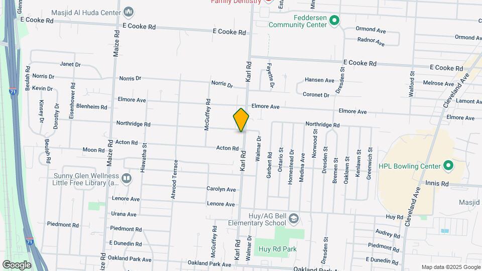 3617 Karl Rd Map and Location Details