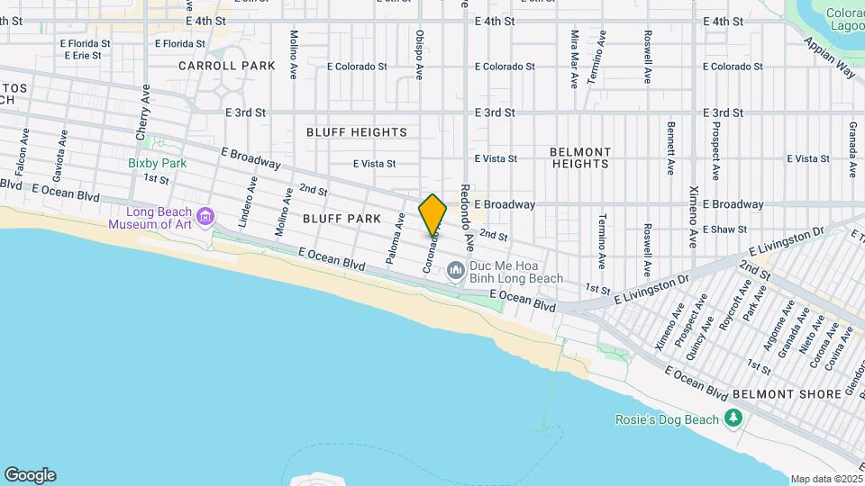 109 Coronado Ave Map and Location Details