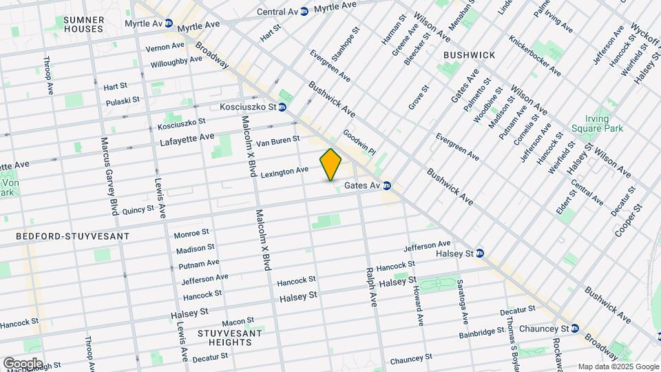 844 Quincy St Mapa y Detalles de la Ubicación