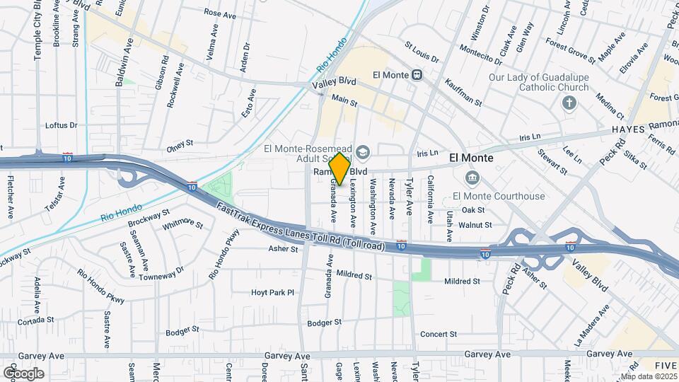 3420 Granada Ave Map and Location Details