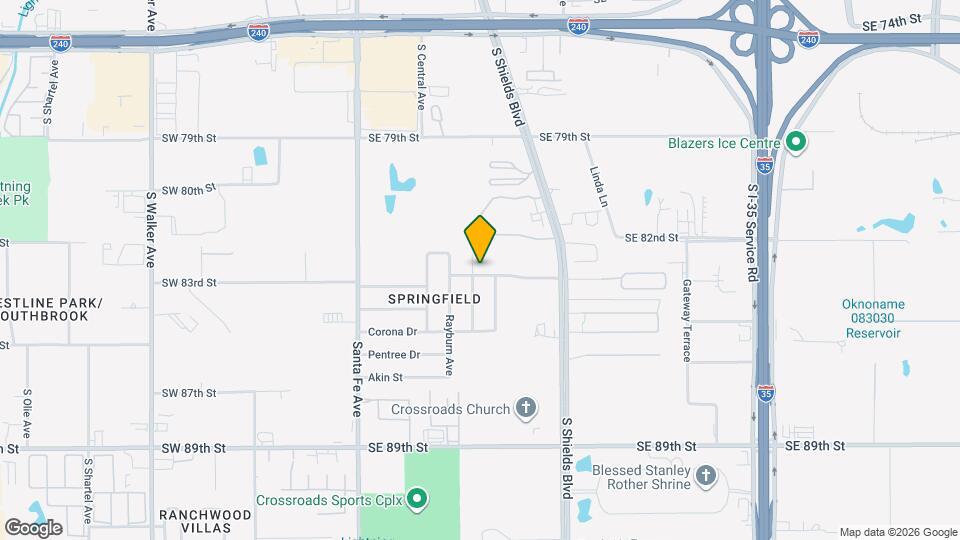 301 Springfield Dr Map and Location Details