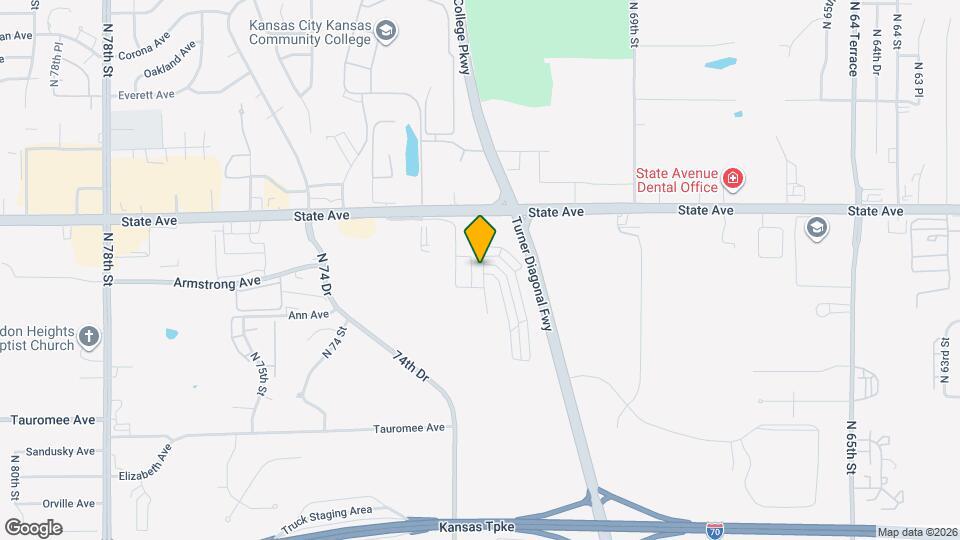 920 N 71 St Map and Location Details