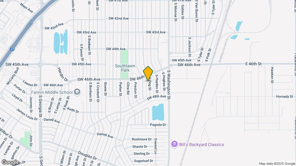 4610 S Ong St Map and Location Details