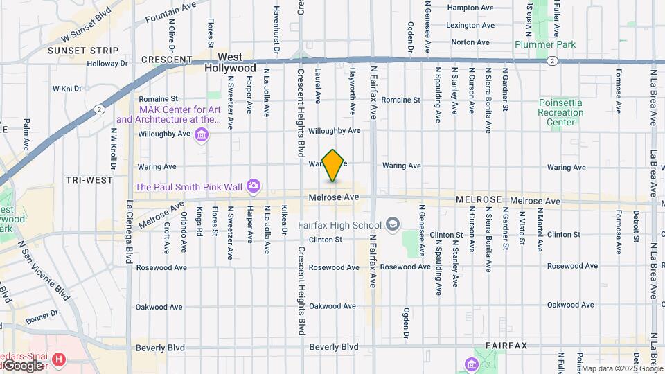 713-715 N Edinburgh Ave Map and Location Details
