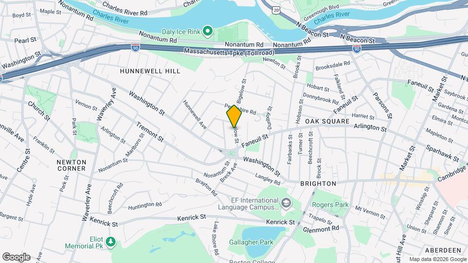 22 Bigelow St, Unit # 1 Mapa y Detalles de la Ubicación