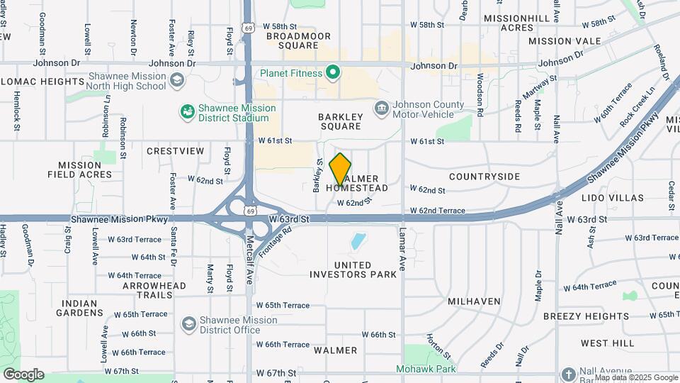 6217 Glenwood St Map and Location Details