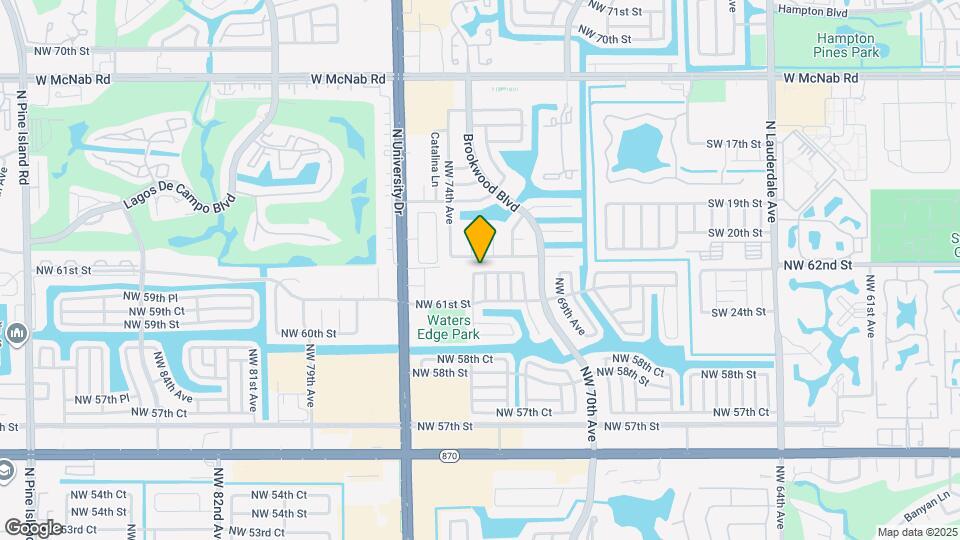 7309 NW 62nd St Map and Location Details