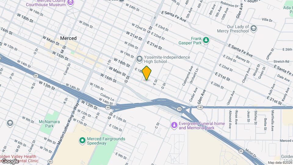 119 E Main St Map and Location Details