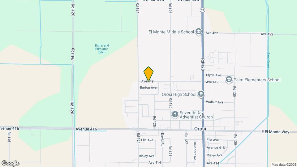 12467 Ave 419 Map and Location Details