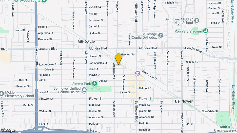 9619 Olive St, Unit AUCPAC Map and Location Details