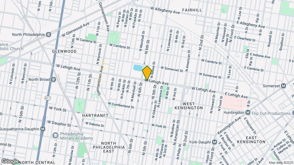 526 W Lehigh Ave Map and Location Details