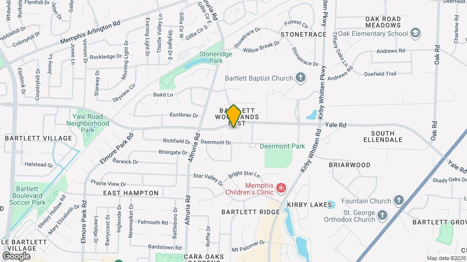 3332 Nicholas Cove Mapa y Detalles de la Ubicación