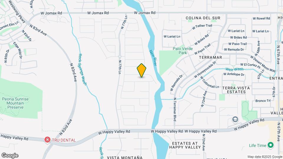 7606 W Jackrabbit Ln Map and Location Details