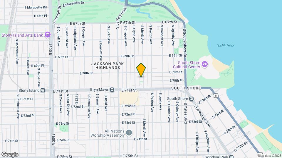 7020 S Merrill Ave. Mapa y Detalles de la Ubicación