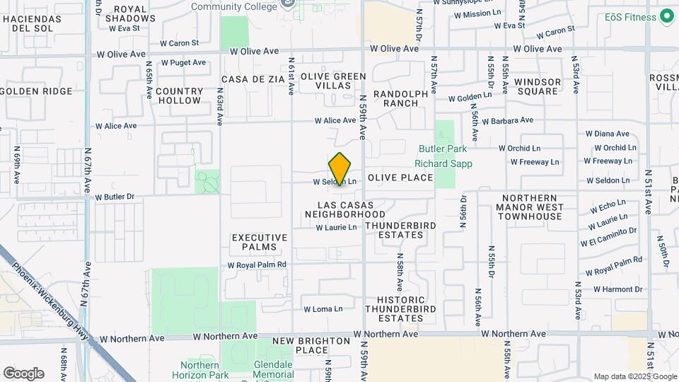 8503 N 59th Ave Map and Location Details