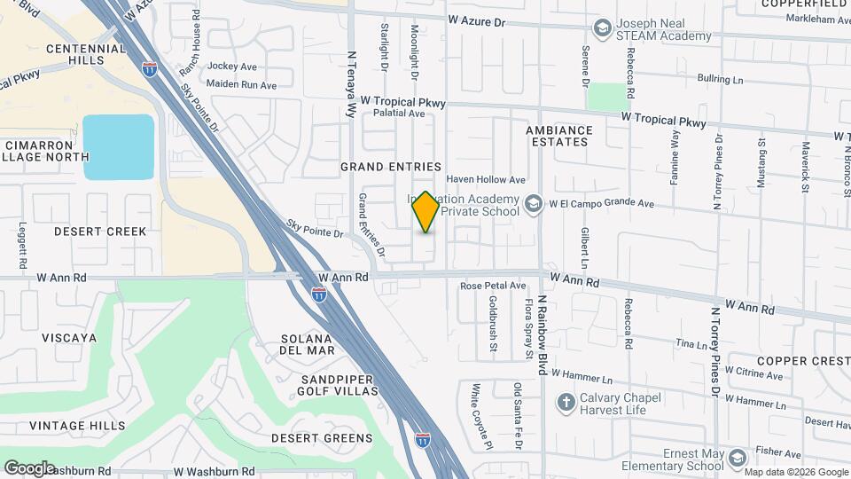 7009 Glass Slipper Ct Mapa y Detalles de la Ubicación