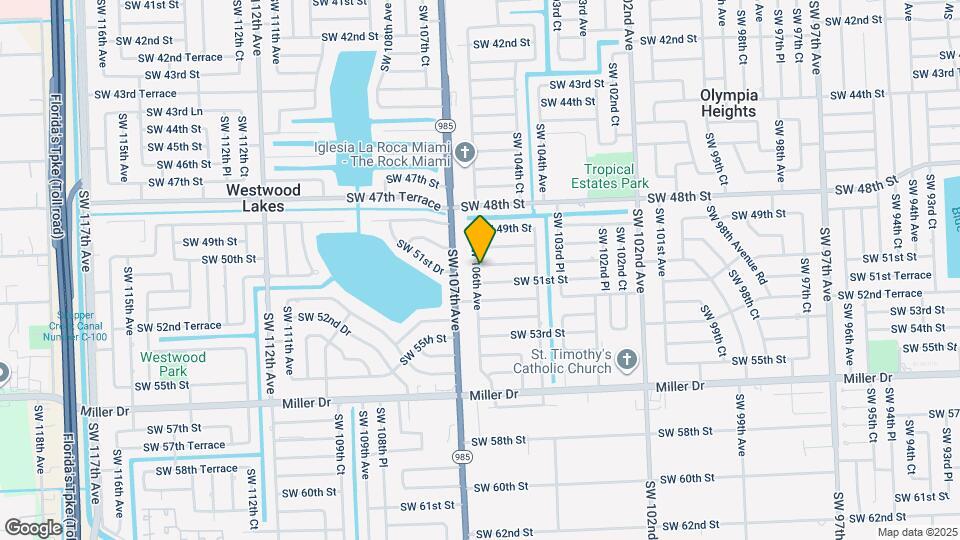 10540 SW 50th Terrace Mapa y Detalles de la Ubicación