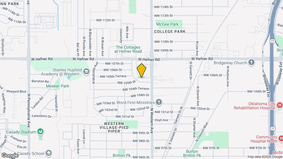 1125 NW 105th St Map and Location Details