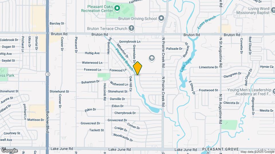 1815 Greendale Dr Map and Location Details