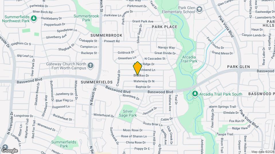 4656 Bracken Dr Map and Location Details