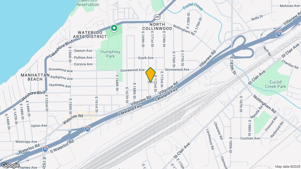 1227 E 170th St Map and Location Details