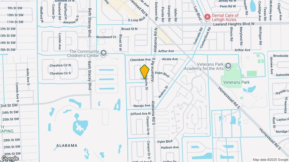 1173 Cherokee Ave Map and Location Details