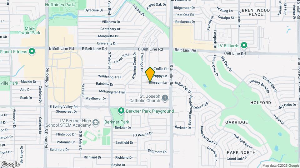 2108 Blossom Ln Map and Location Details