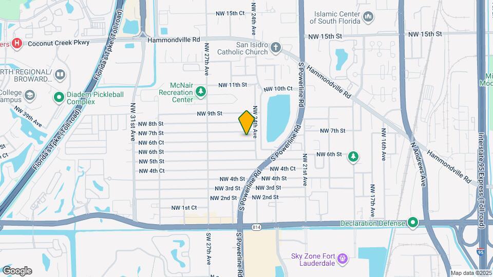 2419 NW 6th Ct Map and Location Details