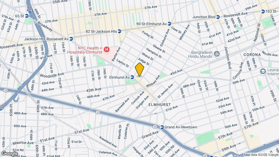 8411 Elmhurst Ave Map and Location Details