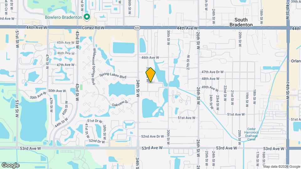 3208 48th Ave Dr W Map and Location Details