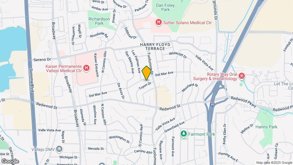 175 Toyon Dr Map and Location Details